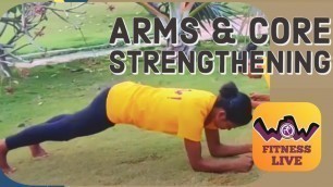 'WOW Fitness | Home Workouts | Arms and Core'