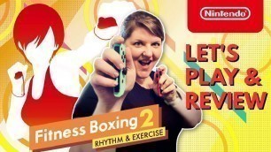 'REVIEW: FITNESS BOXING 2: RHYTHM & EXERCISE | Nintendo Switch | Video Games for Weight Loss'