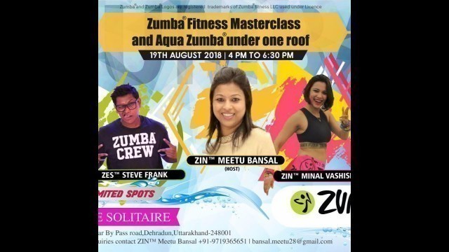 'Zumba® Fitness Master Class - Dehradun'