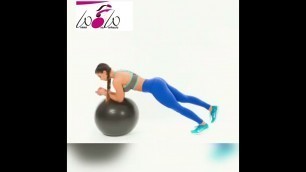 'exercise for PCOD using Swiss ball #wowfitness #womenhealth #exercise#exercise #happy  #weightloss'