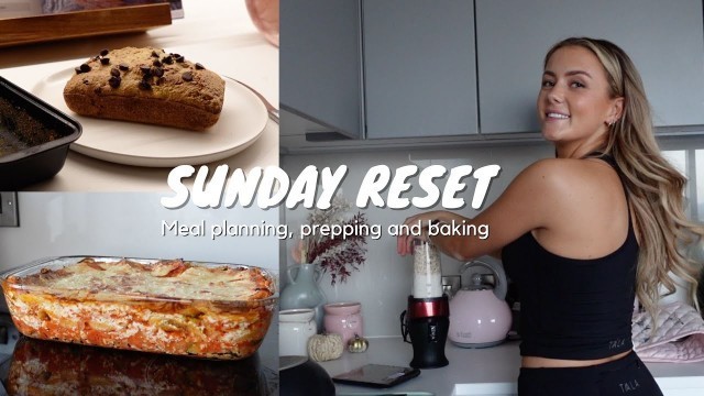 'SUNDAY RESET | Setting up for week smashing our fitness goals | Meal prepping and food shopping'