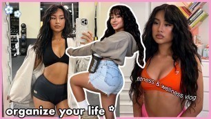 'build healthy habits, NEW gym, meal prep, & MORE | Organize Your Life With Me ✿'