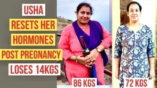 'Usha resets her post pregnancy weight! In 12 weeks'