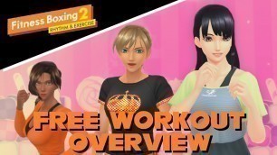 'Free Workout Mode Overview - Fitness Boxing 2: Rhythm & Exercise for Nintendo Switch Guide'