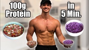'Geheime Fitness-Mahlzeit mit 100g Eiweiß für Muskelaufbau und Fettabbau in nur 5 Minuten (Low-Carb)'