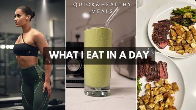 'WHAT I EAT IN A DAY | High Protein, Healthy & Simple Meals'