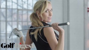 'Paige Spiranac Has 3 Hip Exercises for Longer Drives | Total Golf Workout | Golf Digest'