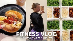 'FITNESS VLOG: Grocery Haul on a Budget, CHEAP meal prep for the week, life updates and goals'