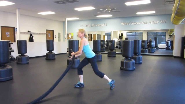 'Battle Ropes:   Grappler Throw by Rebecca Blankfield'