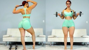 'Full Body Bikini Ready Workout | Toned Arms, Butt, and Legs'
