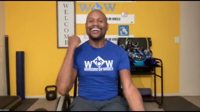 'Virtual Wheelchair Fitness Class with W.O.W. Wonders on Wheels'