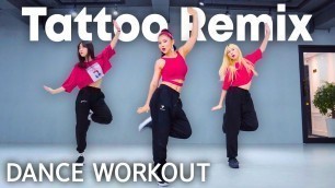 '[Dance Workout] Tattoo Remix - Rauw Alejandro & Camilo | MYLEE Cardio Dance Workout, Dance Fitness'