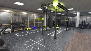 'Clacton Leisure Centre Gym - 3D Walkthrough'
