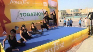 'Fitness First Yogathon 2013 Yoga Performance'