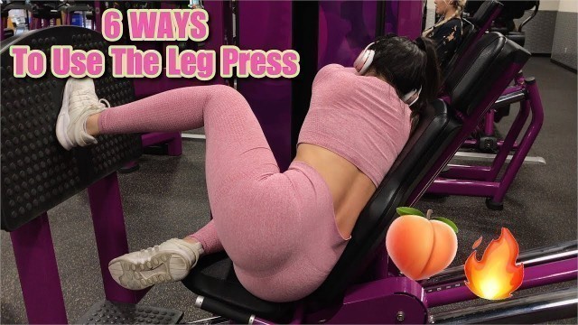 '6 WAYS TO USE SEATED LEG PRESS! | GLUTE WORKOUT'