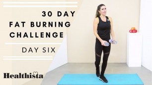 '30 Day Fat Burning Home Workout challenge | Day Six'