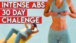 'INTENSE ABS in 30 Days CHALLENGE 