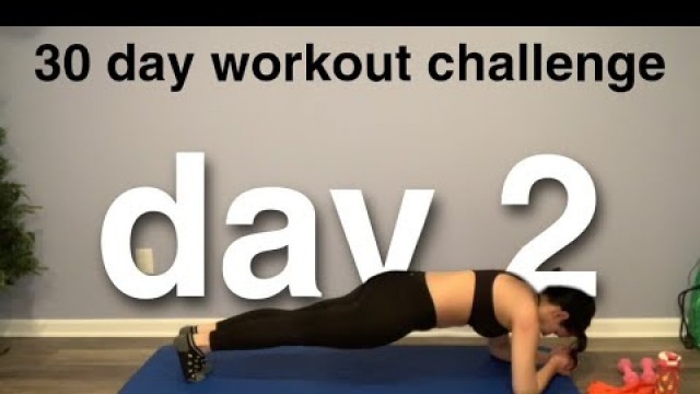 'Day #2 New Years 30 Day Workout Challenge, Intense Weight Loss'