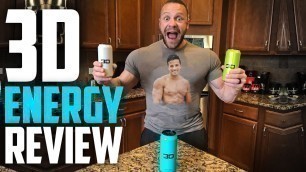 '3D Energy Drink by Christian Guzman Honest Review | Tiger Fitness'