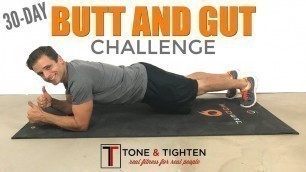 'The Ultimate 30 Day Butt and Abs Challenge'