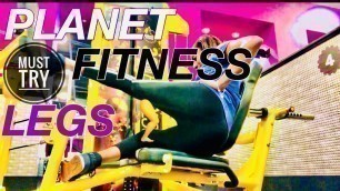 'LEGS | Lower Body | PLANET FITNESS WORKOUT | 2020 TRY THIS! MUST TRY!! EQUIPMENT USED!! *VOICE OVER!'