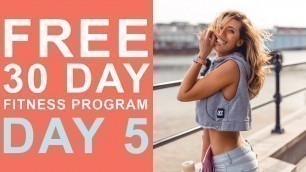 'Day 5 | Free 30 Day Fitness Challenge | HIIT UPPER BODY FAT BURN'