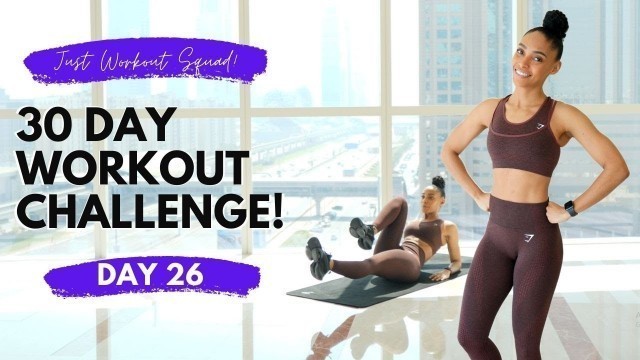 '30 - DAY WORKOUT CHALLENGE - I AM BLESSED | DAY 26'