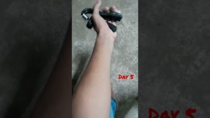 'Hand gripper (Day 5)100 Reps 30 day challenge #30daychallenge #shorts #short #fitsparko #veins #yt'