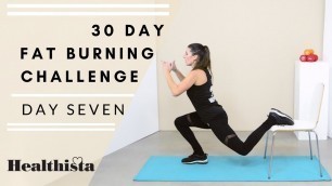 '30 Day Fat Burning Home Workout challenge | Day Seven'