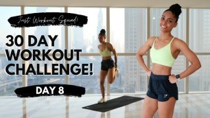 '30-DAY WORKOUT CHALLENGE - DAY 8 | I CAN DO THIS!!'