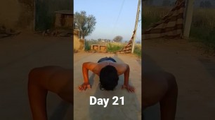 'day 21/ 30 Days push-ups challenge #pushupchallenge #shortsaday'
