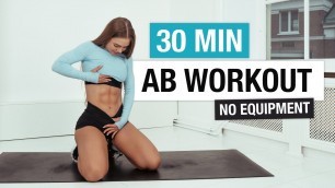 '30 MIN SUPER INTENSE AB WORKOUT | 24-day FIT challenge'