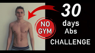 '30 Days Abs CHALLENGE | NO GYM'