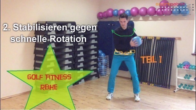 'Golf Fitness: Rotationsstabilität Teil 1'