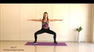 'DAY 27 : 30 DAY BODY RESHAPE CHALLENGE | Low Impact Pilates No Equipment Full Body Workout'