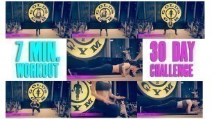 '7 MINUTE WORKOUT: 30 DAY FITNESS CHALLENGE'