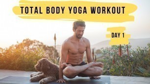 'The Total Body Yoga Workout Challenge Day 1'