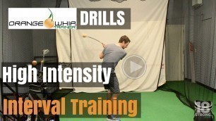 'Orange Whip Golf Trainer - (High Intensity Interval Training)'