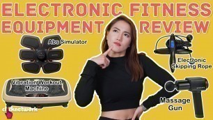 'Electronic Fitness Equipment (Abs Simulator, Vibration Workout Machine & More) - No Sweat: EP50'