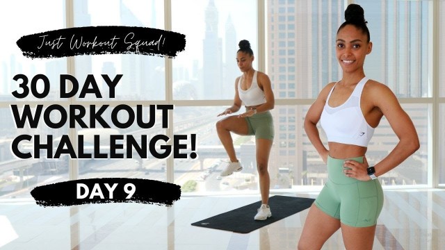 '30-DAY WORKOUT CHALLENGE - DAY 9 | I AM ENOUGH!!'