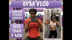'CARDIO LEGS ABS! WORKOUT Beginner Friendly FAST PLANET FITNESS GYM EXERCISES! QUICK GYM VLOG Get Fit'