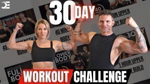 '30 DAY WORKOUT CHALLENGE (40-60Min Workouts | 5x a Week)'