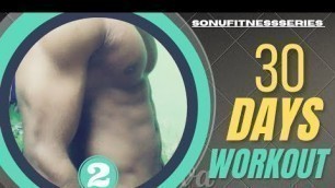 '30 DAYS ABS WORKOUT CHALLENGE | DAY 2 | SONU PRAJAPATI | #fitness #dailyvlog #india #youtubeshorts'