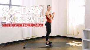 '30-Day Lower Body Challenge to Sculpt & Tone Legs and Butt 