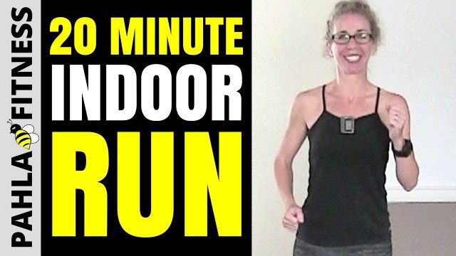 '20 Minute, 1.5 Mile RUN Challenge | Indoor RUNNING Workout | Learn to Run with Pahla B Fitness'