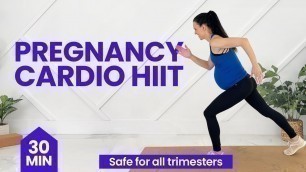 'Pregnancy Cardio Workout | Day 1 Pregnancy Workout Challenge (Pregnancy Exercises)'