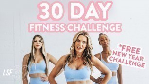 'My 30 Day NEW YEAR Fitness Challenge is back!'