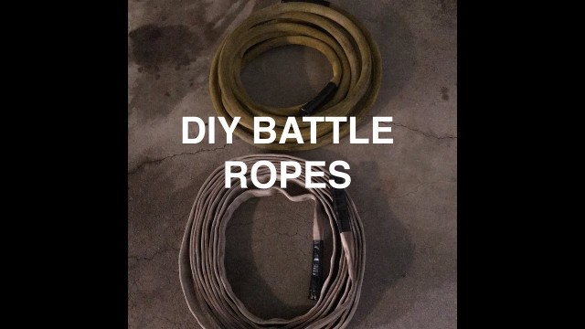 'DIY Battle Ropes'