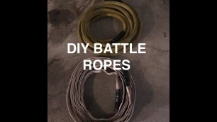 'DIY Battle Ropes'