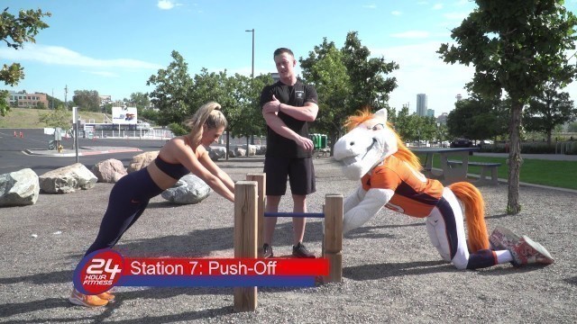 '24 Hour Fitness Outdoor Gym'